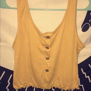Yellow Croptop✨